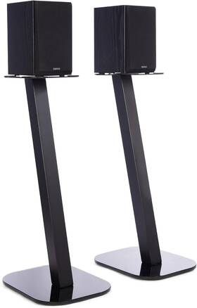 Ex-610b Mounting Systems 313098174103 One Pair Fixed Height Universal Speaker Floor Stands - Black 610 Series