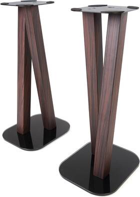 Ex-600e Mounting Systems 445002379366 One Pair Fixed Height Universal Speaker Floor Stands - 600 Series Espresso