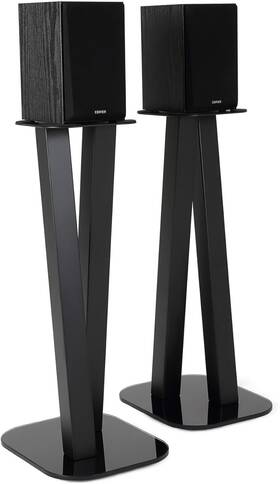 Ex-600b Mounting Systems 711181066876 One Pair Fixed Height Universal Speaker Floor Stands - Black 600 Series