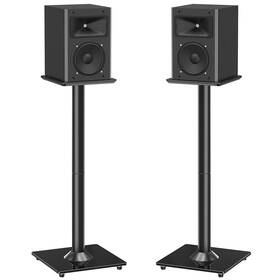 Mountup 972668842954 Universal Speaker Stands Pair For Surround Sound 31 Inch Height Floor Sta