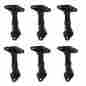 Ms20b6 Videosecu 6 Black Universal Satellite Studio Speaker Mounts Brackets Pack 033171455485