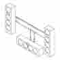 Msa301 Peerless Multi-channel 3 Speaker Mount