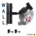 Msb-003 Avgear Universal Wall Ceiling Steel Speaker Mount Brackets With Ball-joint 1 Pair 091037352606