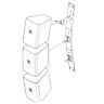 Mtc-25v Jbl Wall Bracket For Three Control Speakers New