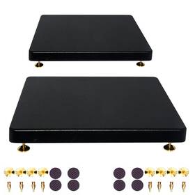 Myoyay 973357082392 2 Pack Subwoofer Speaker Stands 13.8x13.8 Inches Isolation Is