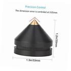 Na Gisveate Large Speaker Spikes Ebony Wood Brass 783057260510
