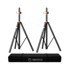 Nbvss3 Nbvoice Speaker Stands Tripod Pair For Large Speakers - Adjustable Height 4.2 To 7.1-
