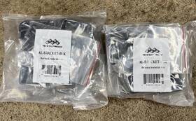 2bag New Techwood Al-bracket-blk Horizontal Bracket Kit- Of 4pcs