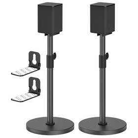 B0dfyb17k4 Notiela Heavy-duty Speaker Stands Pair For Lg Soundbar Mount