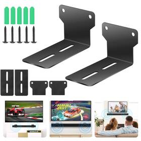 Nsioutlet 690770227570 Universal Soundbar Wall Mount Bracket Samsung/sony/jbl Speaker Holder Under Tv