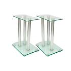 Odq8593922452063au Aluminum Speaker Stands Pcs Transparent Safety Glass
