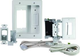 Ht22u2whr6 On-q Legrand Home Office And Theater In Wall Tv Power Kit White 6ft R6