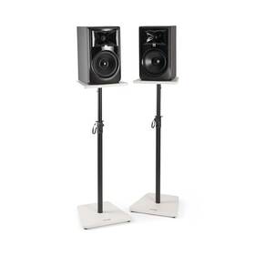 On-stage 801128007045 Wood Studio Monitor Stands- Floor Bookshelf Speaker Stands Adjustable