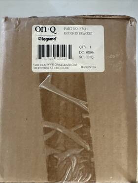 F7511 Onq On-q/legrand Rough In Bracket