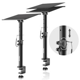Oukmic 810038372013 Clamp On Desktop Speaker Stand Holder Pair Heavy Duty Audio Studio Monitor S