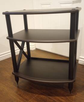 Pangea Audio 815414016536 Vulcan Tt Turntable Stand With Vinyl Record Storage Espresso