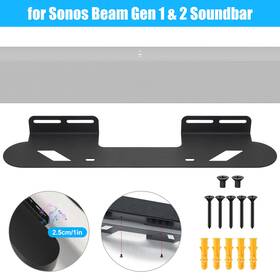 Partsdomauction 600609599136 Heavy Duty Sound Bar Mount Fit For Sonos Beam Gen 1 And 2 Speaker Wall Bracket