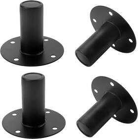 Frs1942 Pastlla 4pcs Speaker Stand Top Hat Metal Cabinet Pole Mount Iron Botto