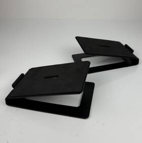 Pegzoon 445036623695 Desk Speaker Stands For Most Bookshelf Speakers 22 Lbs Capacity Riser