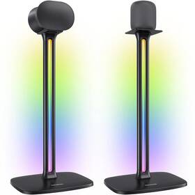 2506b Perlegear Speaker Stands Pair Sonicbeam With Rgb Lighting For Sonos #2506b Y7