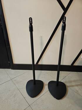 Pgss7 Perlegear Satellite Speaker Stands Universal Height Adj. To 30-44 Inch Surroundsound