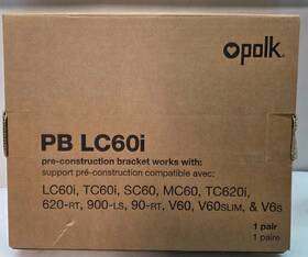 Pblc60i Polk Audio Pb Lc60i Pre-construction Brackets. Tc60i Sc60 New