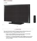 Pro-1010hd Pioneer Plasma Monitor With Table Top Stand