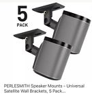Psspm5 Perlesmith Speaker Mounts Universal Satellite Wall Brackets Pack