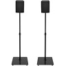Psss4 Perlesmith Universal Speaker Stands With Tempered Glass Base 689992436563
