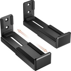 Sb-67 Putorsen Soundbar Bracket Wall-mount Adjustable Easy Install Black