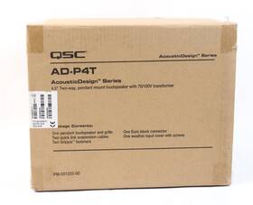 Ad-p4t Qsc 684284067586 1x Single Acousticdesign 4.5 Inch 2-way 30w Pendant Speaker Black U143