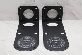 Ch-001456-00 Qsc 2 Lot Speaker Mount Brackets Wall Kit Black Factory Sealed