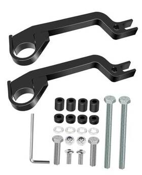Mkph1123 Rainyuparts Handguard Mount Kit Replace 34452 Black Aluminum Alloy Handguards Brackets