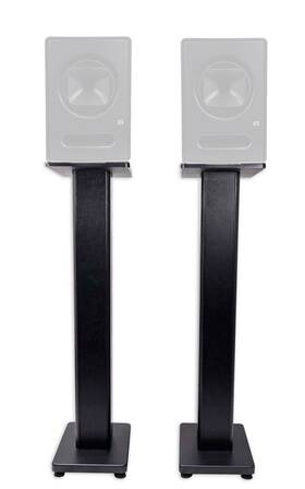 Rockville 613815657675 2 36 Inch Studio Monitor Speaker Stands For Presonus Sceptre S8