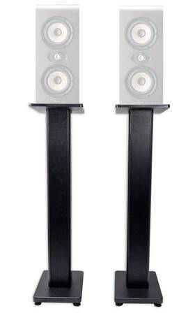 Rockville 613815657958 2 36 Inch Studio Monitor Speaker Stands For Shape Twin Monitors