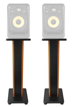 Rockville 613815726210 2 28 Inch 2-tone Studio Monitor Speaker Stands For Krk V8 S4 Monitors