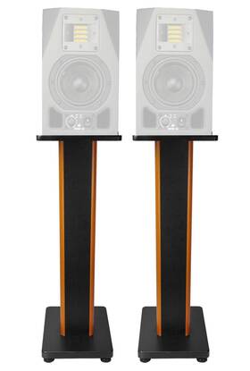 Rockville 613816412082 2 28 Inch 2-tone Studio Monitor Speaker Stands For Adam Audio A5x