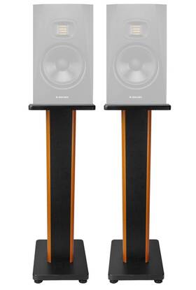 Rockville 613816412112 2 28 Inch 2-tone Studio Monitor Speaker Stands For Adam Audio S3v