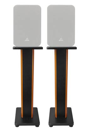 1c-bk Rockville 613816412273 2 28 Inch 2-tone Studio Monitor Speaker Stands For Behringer