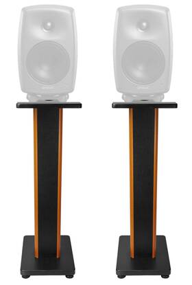 8350a Rockville 613816412778 2 28 Inch 2-tone Studio Monitor Speaker Stands For Genelec