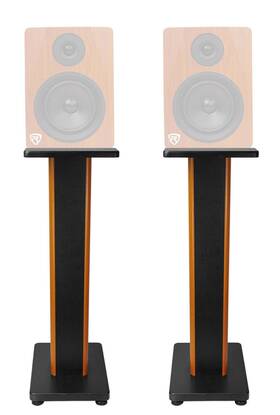 Apm5c Rockville 613816413348 2 28 Inch 2-tone Studio Monitor Speaker Stands For