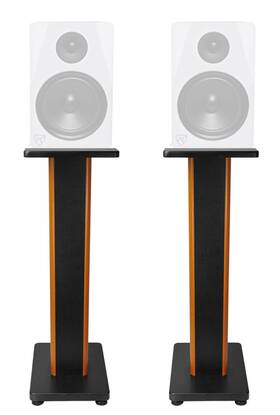 Apm8w Rockville 613816413416 2 28 Inch 2-tone Studio Monitor Speaker Stands For
