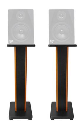 Dpm8b Rockville 613816413485 2 28 Inch 2-tone Studio Monitor Speaker Stands For