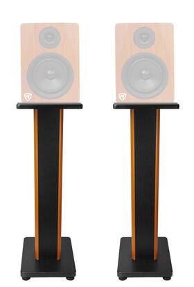 Dpm8c Rockville 613816413492 2 28 Inch 2-tone Studio Monitor Speaker Stands For