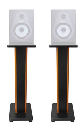 Rockville 613816413546 2 28 Inch 2-tone Studio Monitor Speaker Stands For Samson Resolv Se6