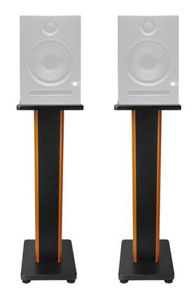 Rockville 613816998609 2 28 Inch 2-tone Studio Monitor Speaker Stands For Presonus Eris E8