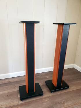 Rockville 819216020470 1 Pair Rhtsc 36 Inch Bookshelf Speaker Stands Surround- Used