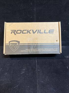 Rhsb4 Rockville Hidden Wall Mount Swivel Bookshelf Speaker Brackets Pair