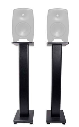 M030am Rockville Rht28 2 28 Inch Studio Monitor Speaker Stands For Genelec Monitors