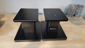 Rht8d Rockville Pair Black Computer/bookshelf Desktop Speaker/monitor Stands